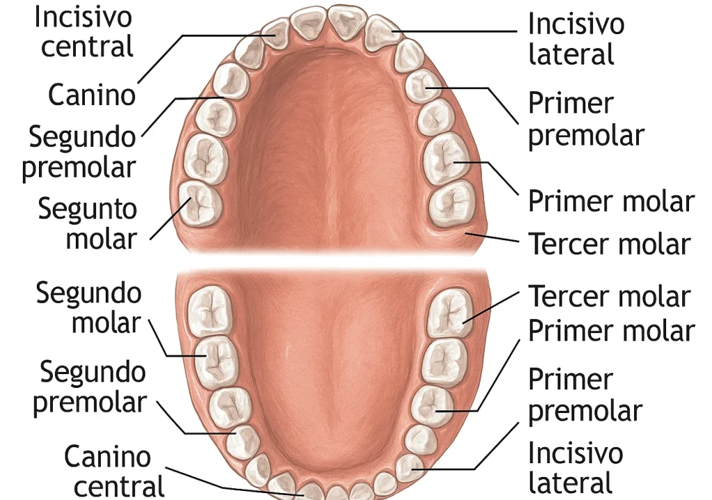 nombre de los dientes
