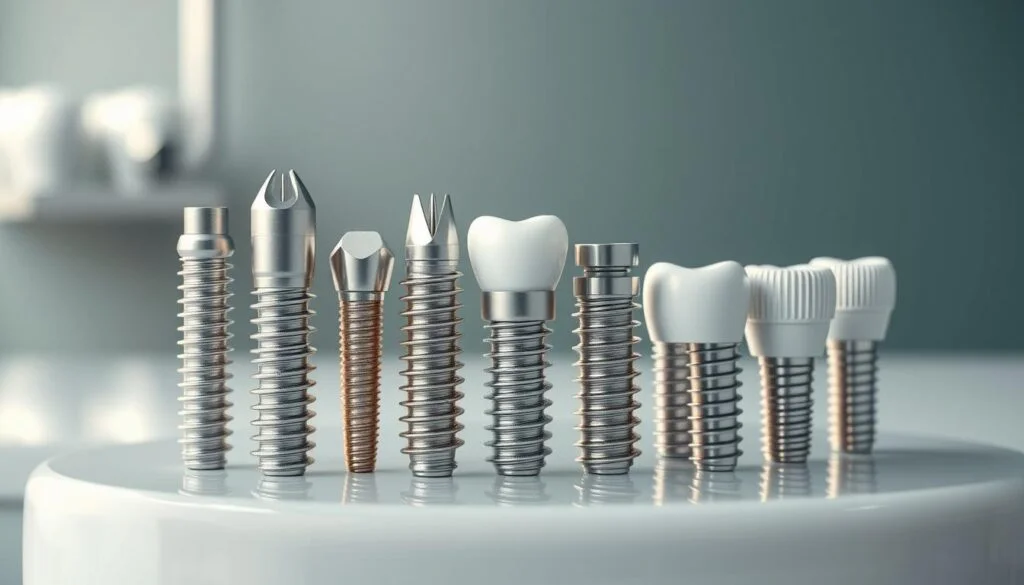 Tipos de implantes dentales